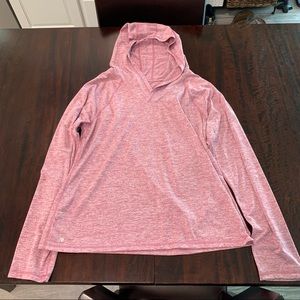 EUC Pink Hooded Ideology Shirt Size XL